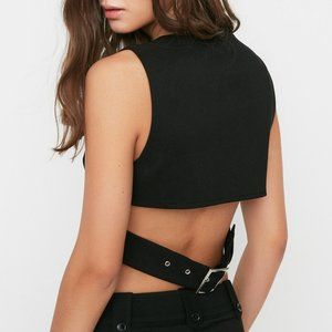 Limited Edition Black Buttoned Vest